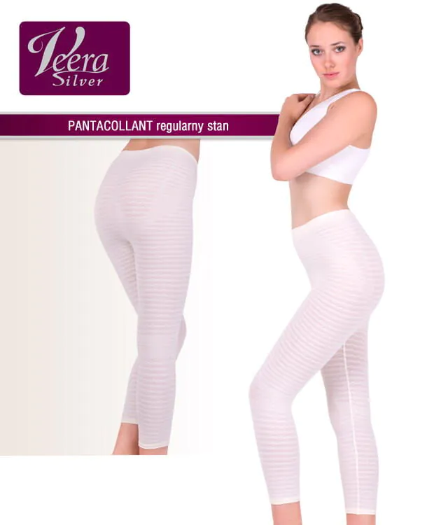 Veera Silver Spodenki antycellulitowe, fason Pantacollant, Stan regularny rozm. S