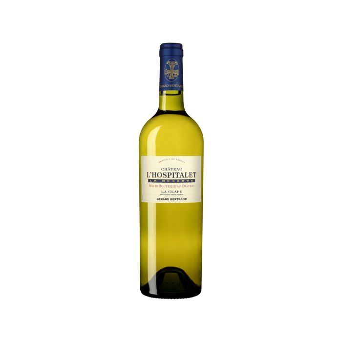 Château l'Hospitalet La Réserve organic and biodynamic white wine 2022 75cl