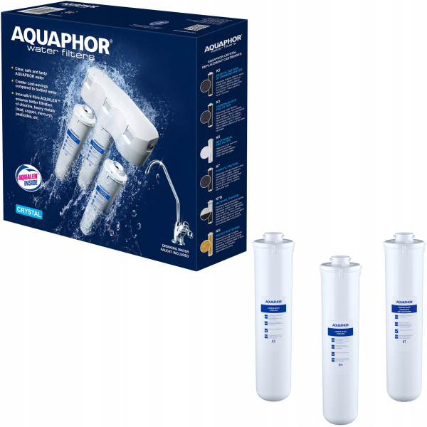 Filtr do wody Aquaphor Kryształ H   komplet wkładów