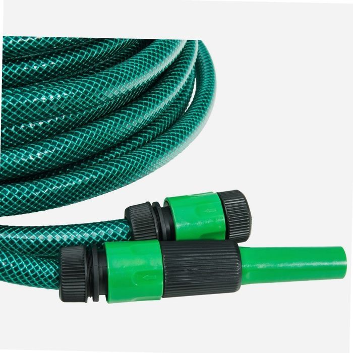 Manguera WERKA PRO de 20 m con racores y lanza de 15 mm de diámetro.