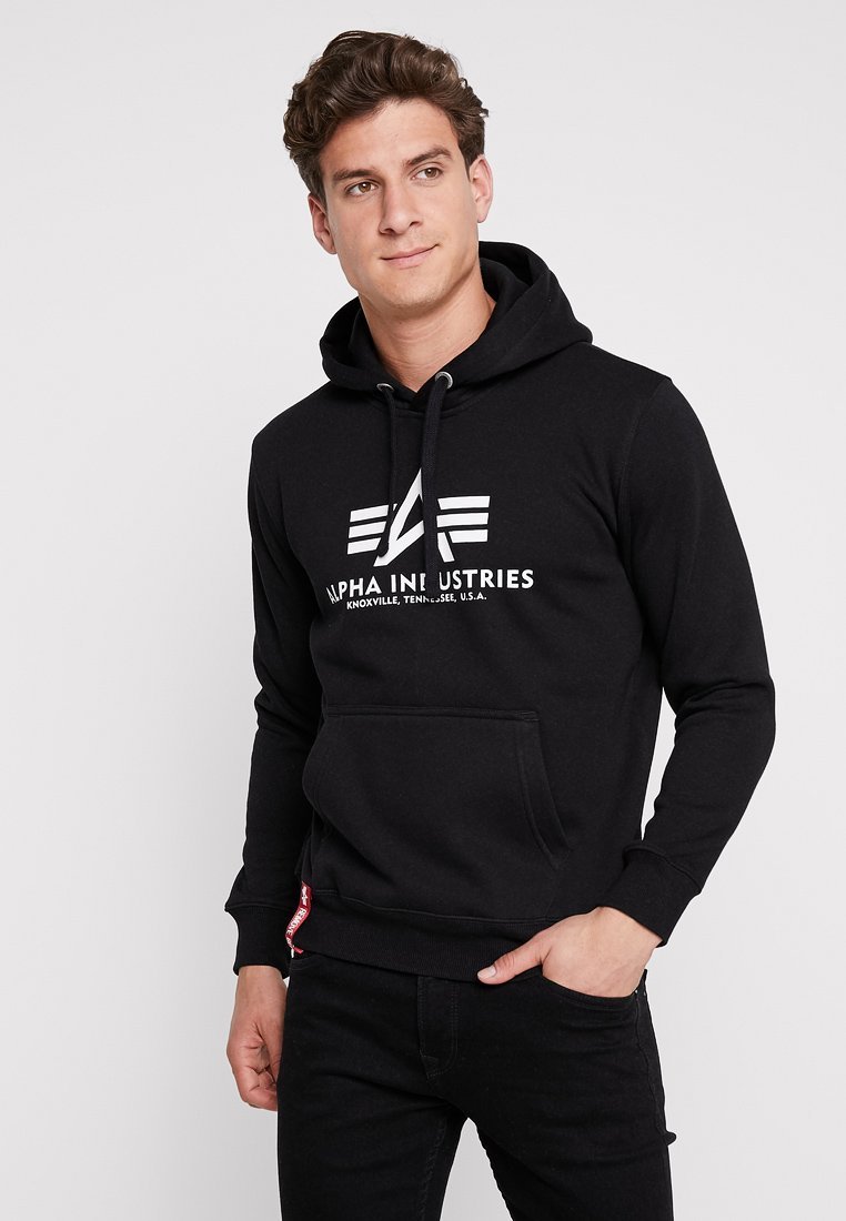Alpha Industries BASIC - Sweat à capuche - noir