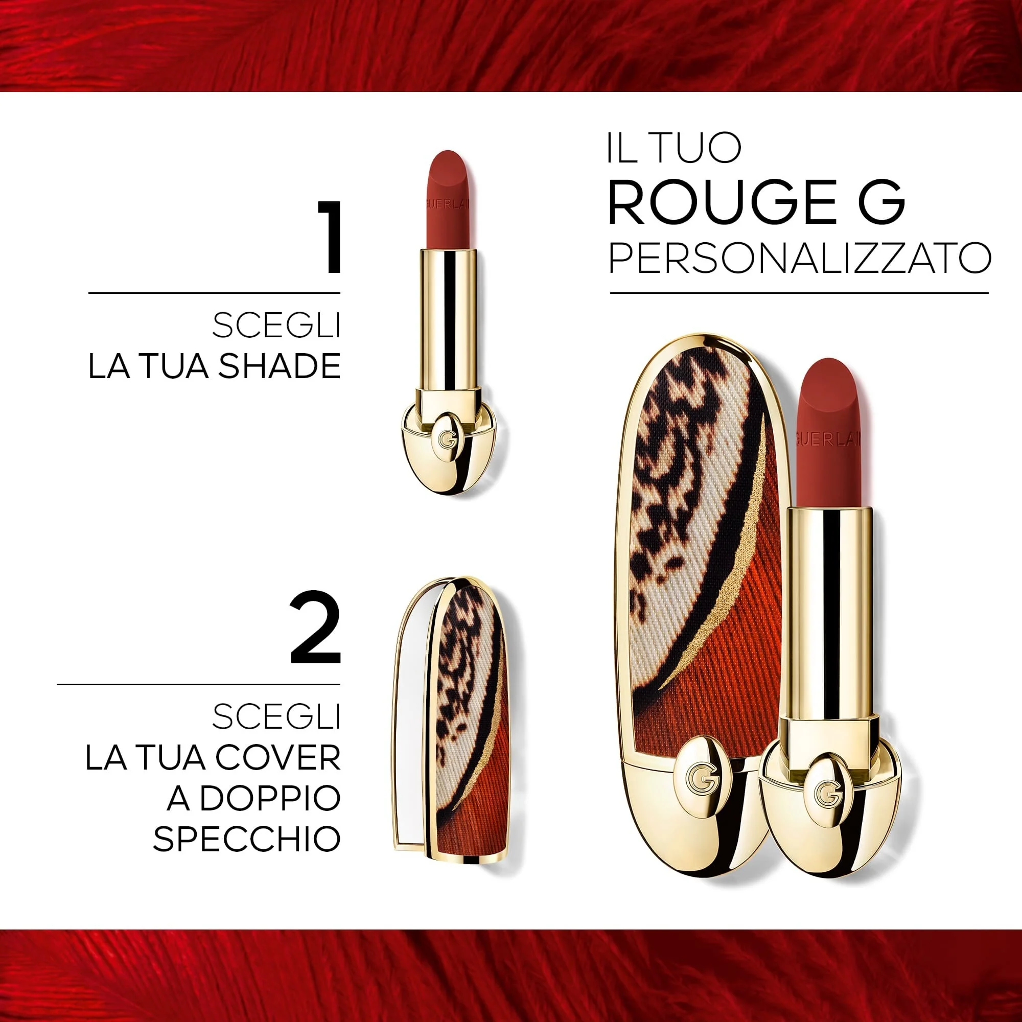 Labbra Rouge G - Il Rossetto Personalizzabile - Ricarica - Rossetto