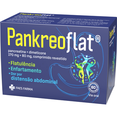 Pankreoflat Pankreoflat Anti Flatulant 60 tablets 60 tablets
