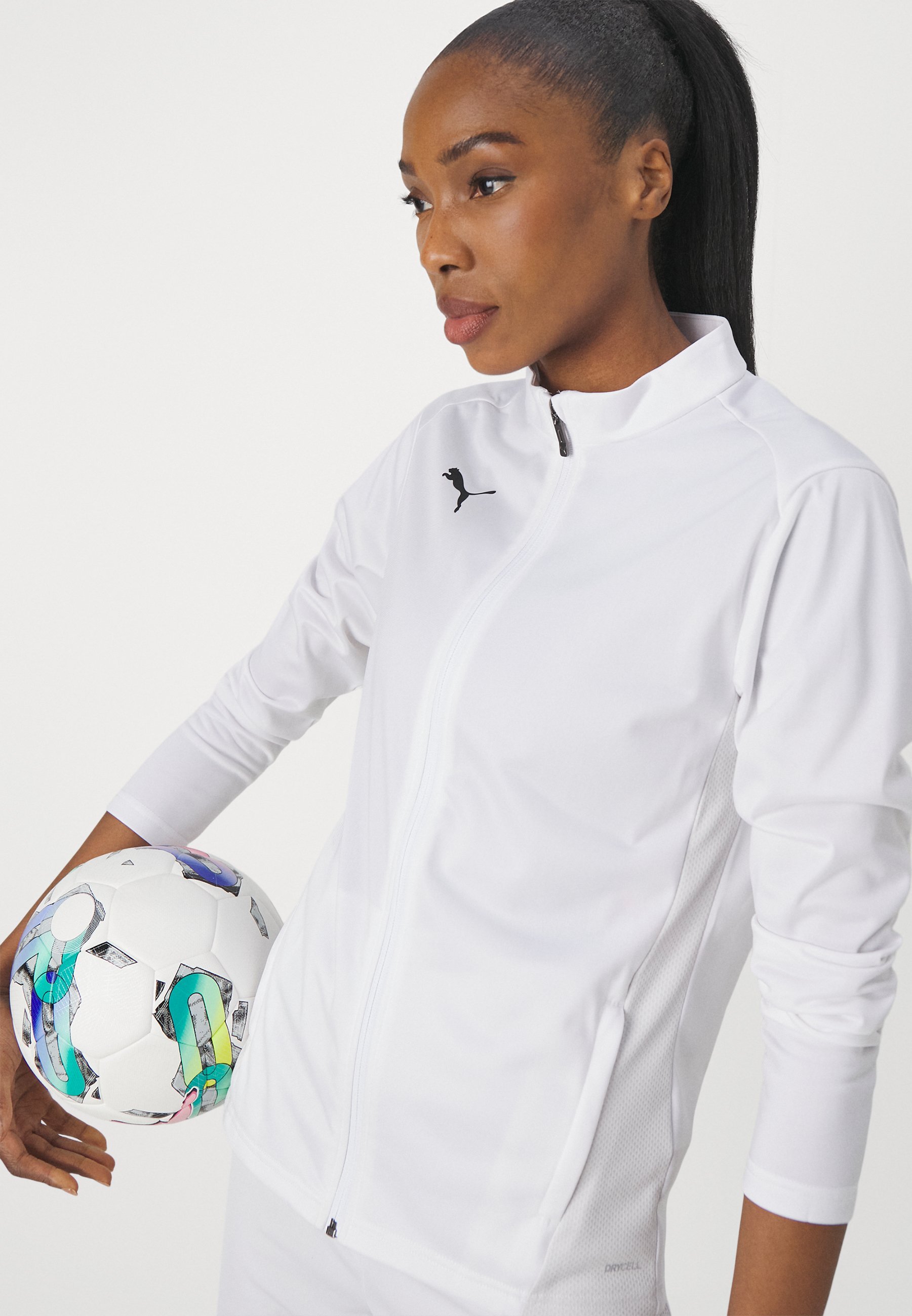 Puma TEAMGOAL TRAINING JACKET - Trainingsjack - wit/veergrijs