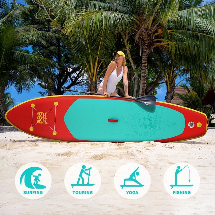 FunWater-Planche à pagaie gonflable pour sports nautiques, coordonnante, 350x87x15cm - SUPFW28B
