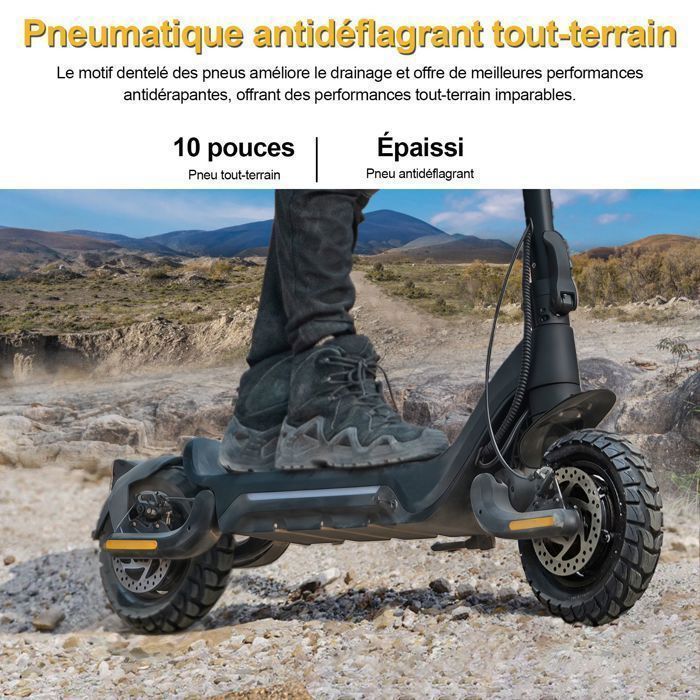 X5S Adult Electric Scooter, 65-80km Range, 1000w*2 Motors, 48v 18.2Ah Battery, Todimart