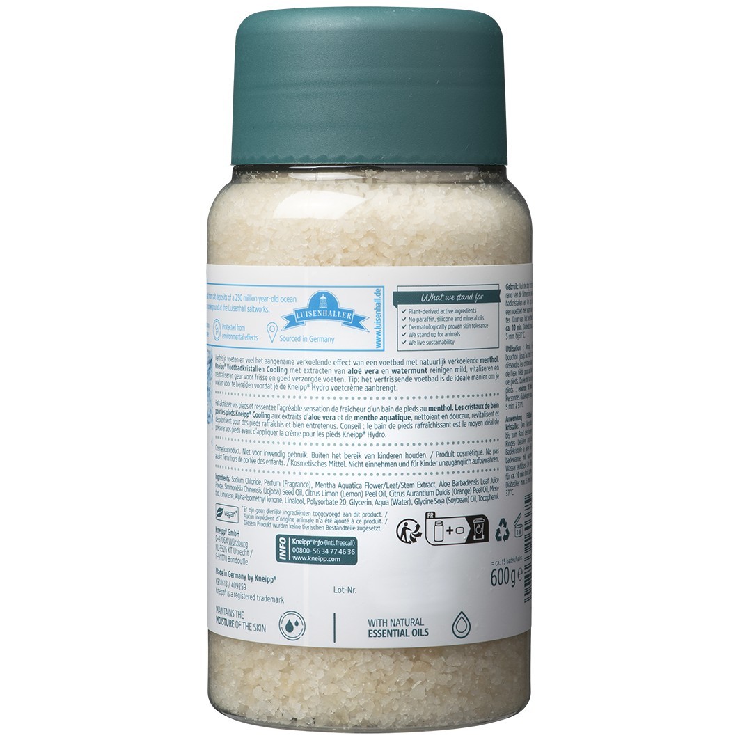 Kneipp vėsinančios pėdų vonios kristalai – 600 g
