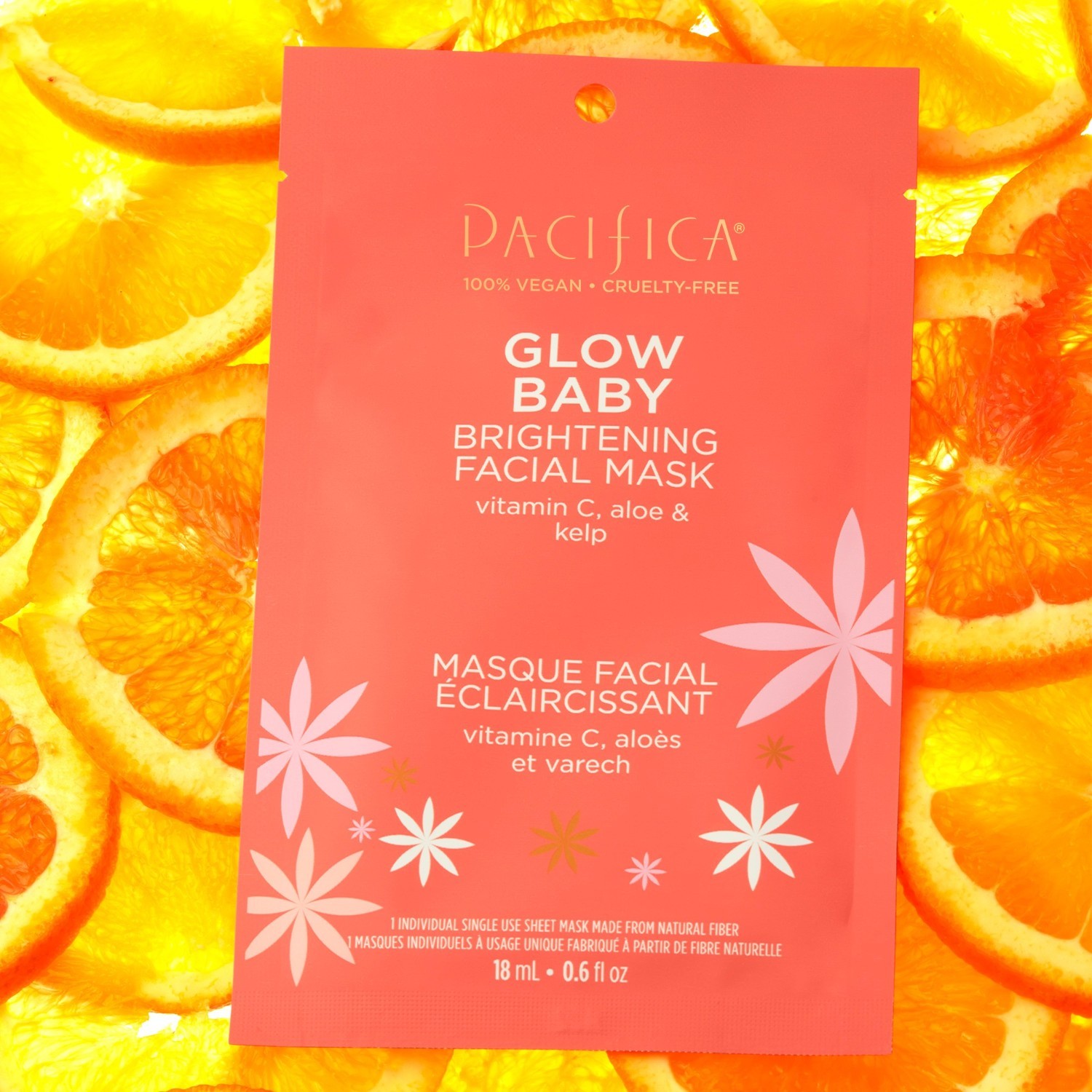 Pacifica Glow Mask Glow Baby осветљујућа маска за лице - 18 мл