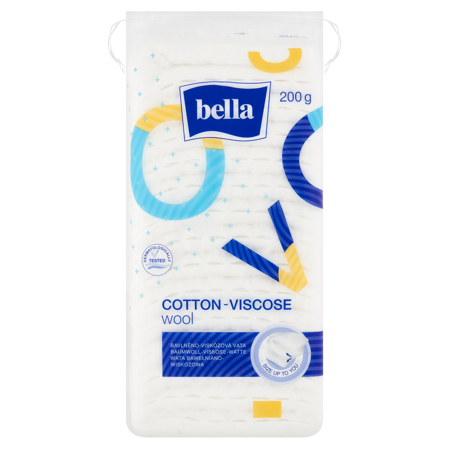 Bella katoen-viscose badwol 200 g KATOEN