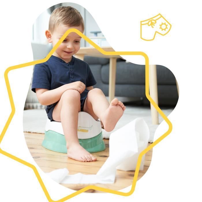Badabulle Training Potty with Removable Bowl, Non-Slip, Ergonomic Seat