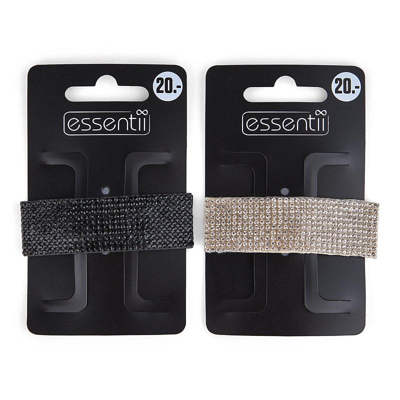 Essentii haarclip met strasssteentjes