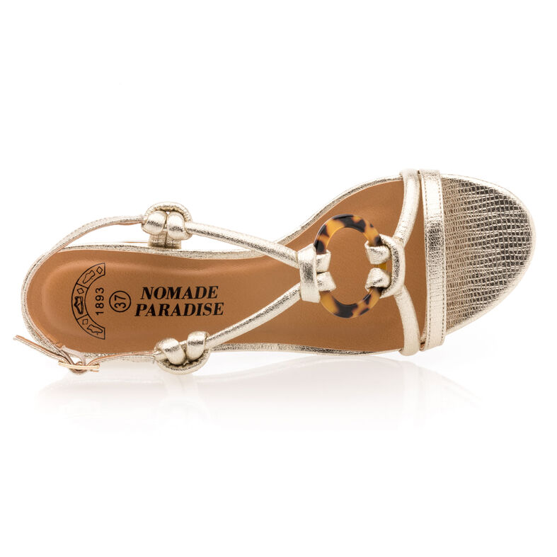 Sandalias amarillas para mujer / Zapatos de punta abierta
