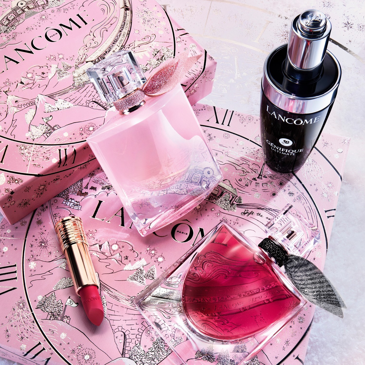 Lancôme Set za nego obraza Génifique Ultimate Serum – 1 kos