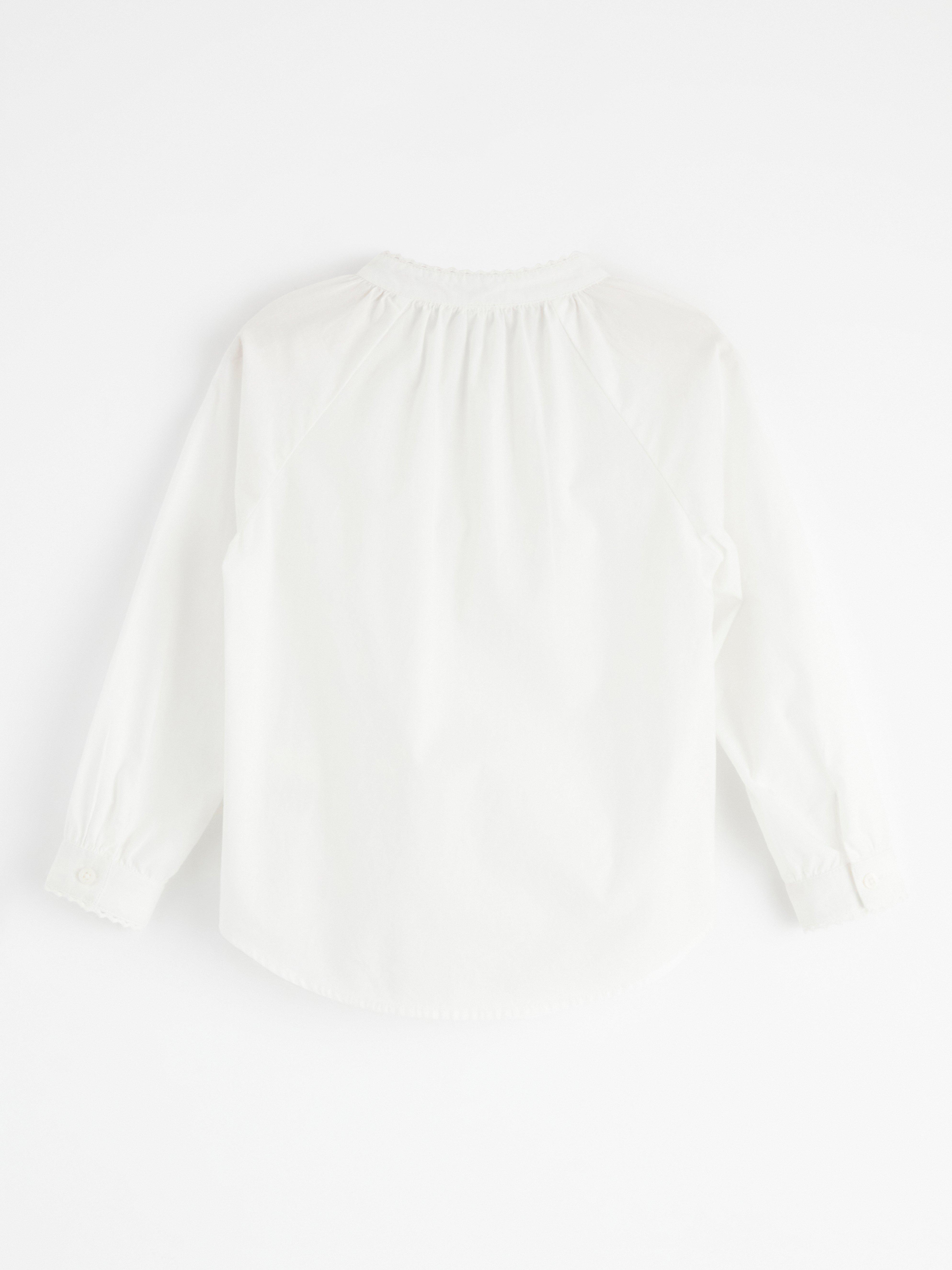 Bomullsblus White