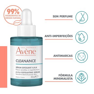 Avène Cleanance AHA exfoliační sérum pro pleť se sklonem k akné 30 ml