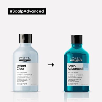 L'Oréal Professionnel Serie Expert Scalp Advanced Pelliculaire Schampo Lugnande torr och fet hårbotten Anti-mjällschampo 500 ml 500 ml