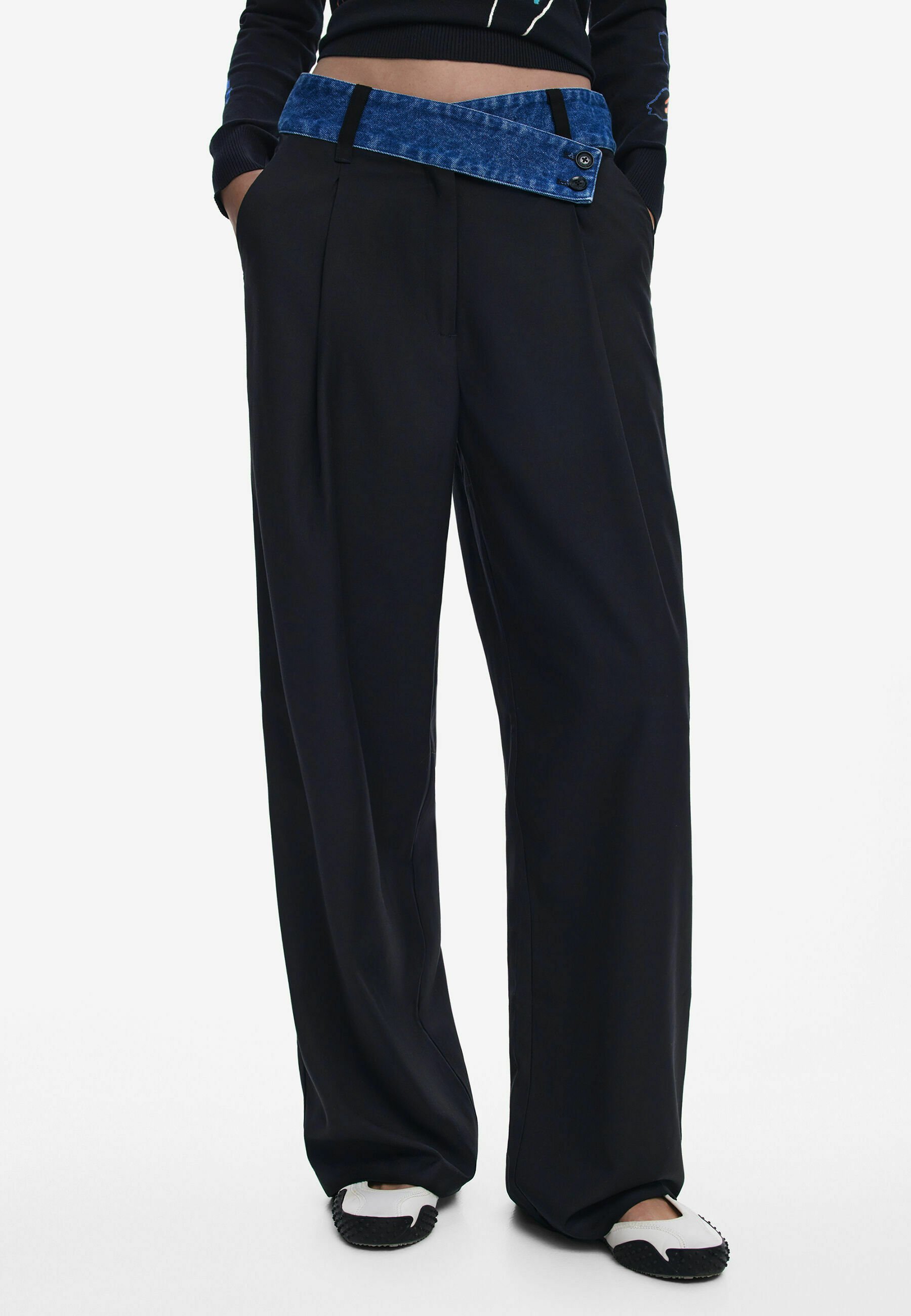 Desigual COMBINED - Pantalon - noir
