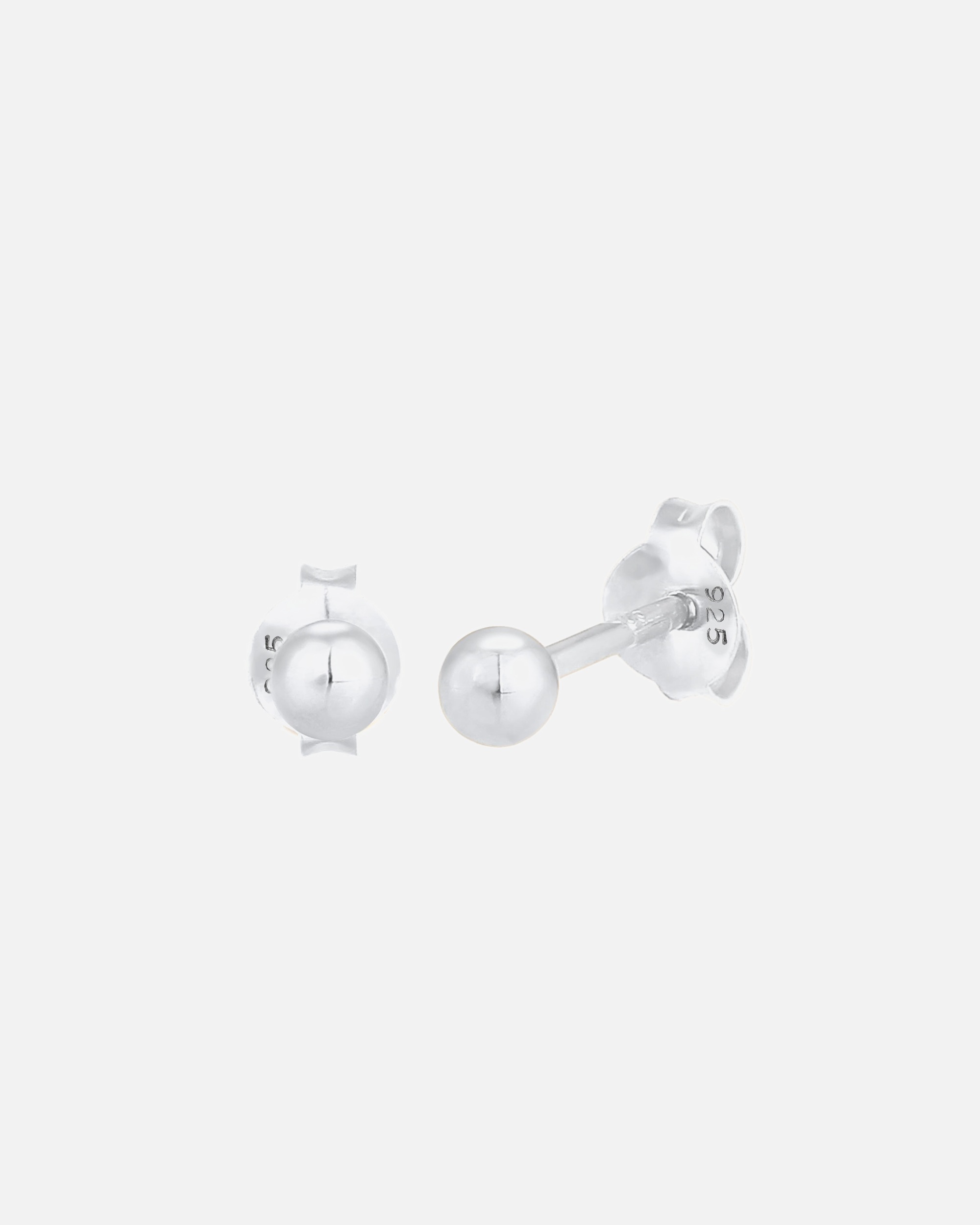 Elli Boucles pour dames Basic Minimal en 925/1000 argent massif