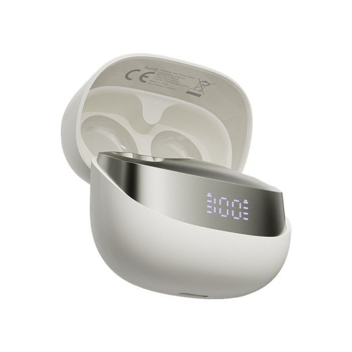 Fones de ouvido Bluetooth Blackview AirBuds 9, 400 mAh, BT 5.4, PNC, compatibilidade universal - Branco