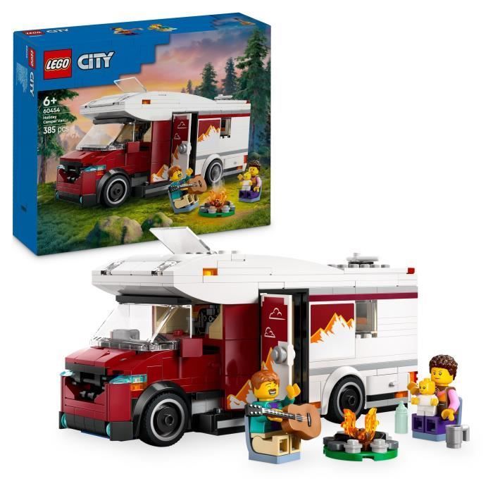 LEGO City 60454 Camper Avventura - Set di costruzioni per bambini dai 6 anni in su