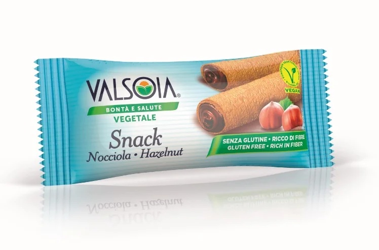 VALSOIA Hazelnootcannoli gevuld met hazelnootcrème 2x15g