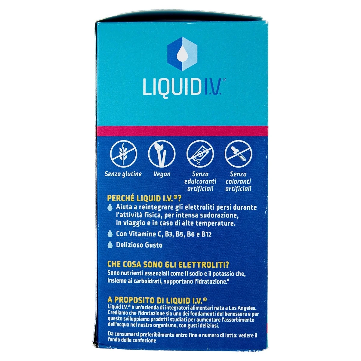 Multiplicador de hidratación líquida intravenosa con sabor a maracuyá, 10 sobres, sin gluten.