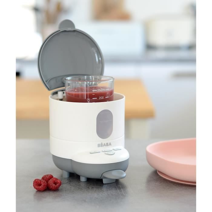 BÉABA - Bib'Expresso - Scaldabiberon/vestiti - Controllo preciso della temperatura - Istantaneo - Bain-Marie - Bianco