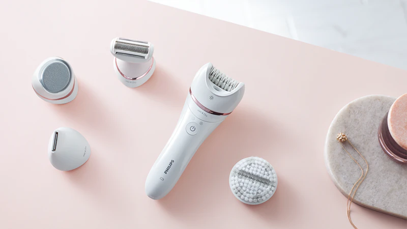 Philips Epilator Serie 8000 BRE740/10 Nat & Droog epilator voor vrouwen