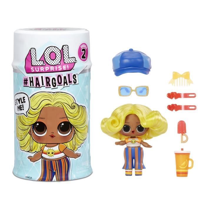 LOL Surprise Hairgoals 2 – Mini-Puppen mit Haaren und Accessoires – 7,5 cm