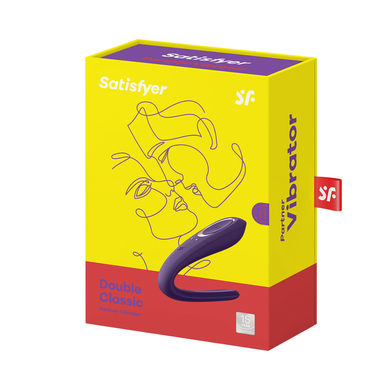 Satisfyer Double Classic Partner Vibrator pariskunnille 1 kpl