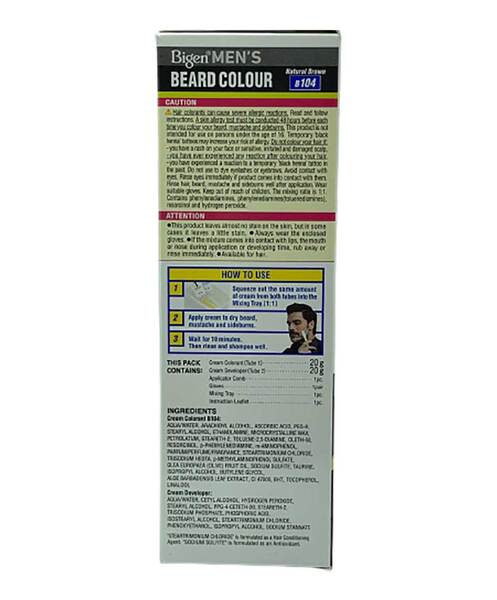 Bigen - Colore barba uomo: Marrone naturale B104