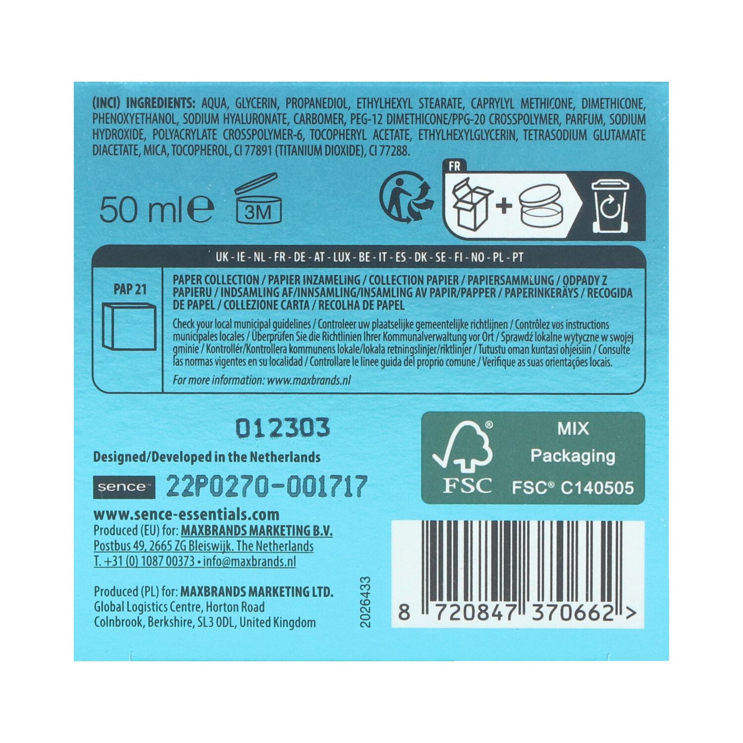 Hydro Shock Water Facial Gel Hydratačné krémy na tvár