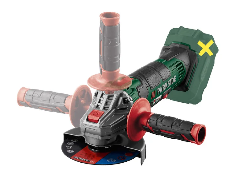 PARKSIDE® akkukulmahiomakone PWSA 20-Li F4, 20 V