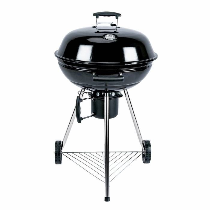 GEORGES Charcoal Ball Barbecue, Grill and Smoker Ø57cm with Wheels