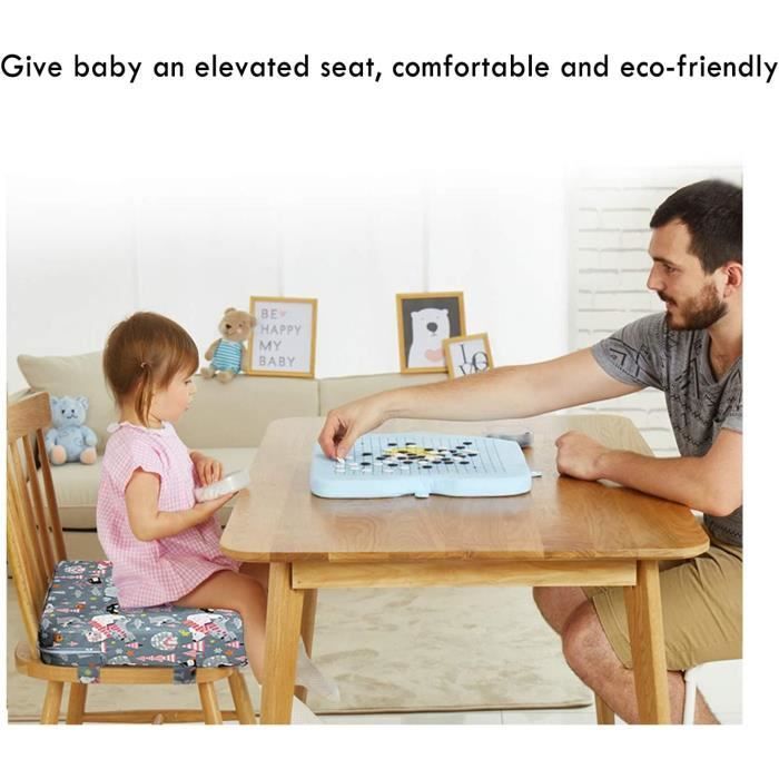 Portable Baby High Chair Booster Seat Cushion (Bear)