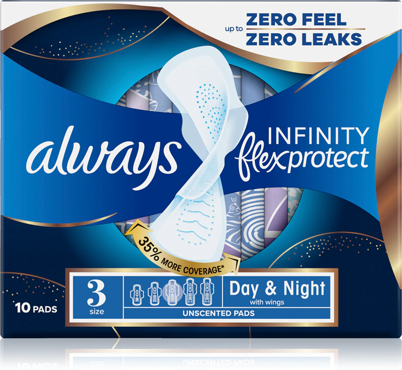Always Infinity Day & Night maandverband voor overdag en 's nachts