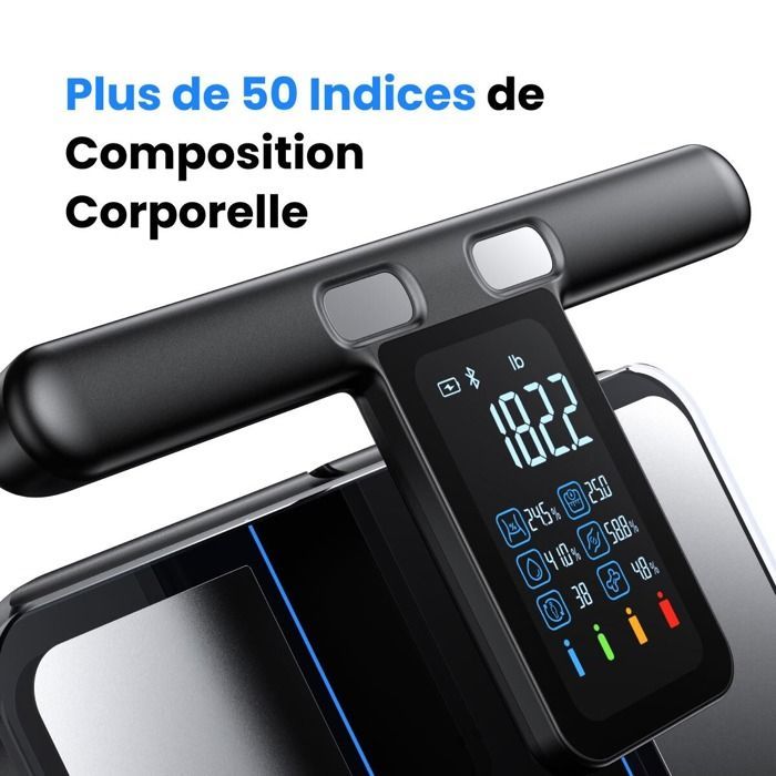 Pèse-personne Renpho Morphoscan MSC01 - Bluetooth - Noire