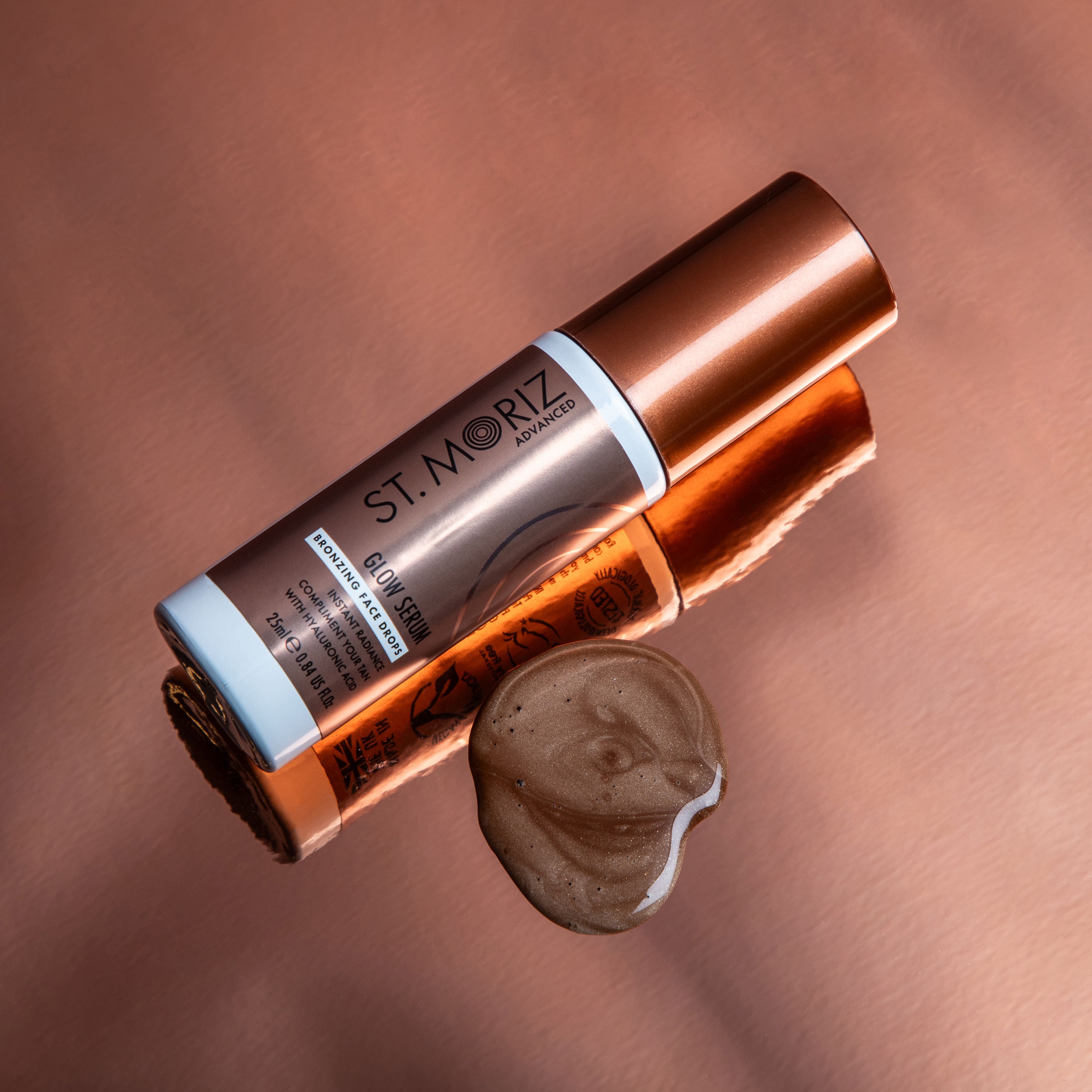Glow serum za lice, kapi za bronziranje Bronzeri