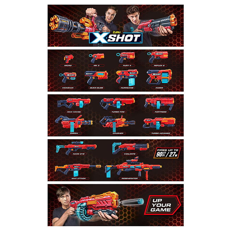 X-Shot lancia Hawk Eye excel, X-shot