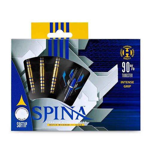 Dardos Harrows Darts Spina Gold 18g 90% Sæt 3 stk.