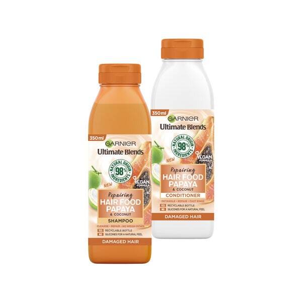 Kit Garnier Ultimate Blends Hair Food Papaya Duo