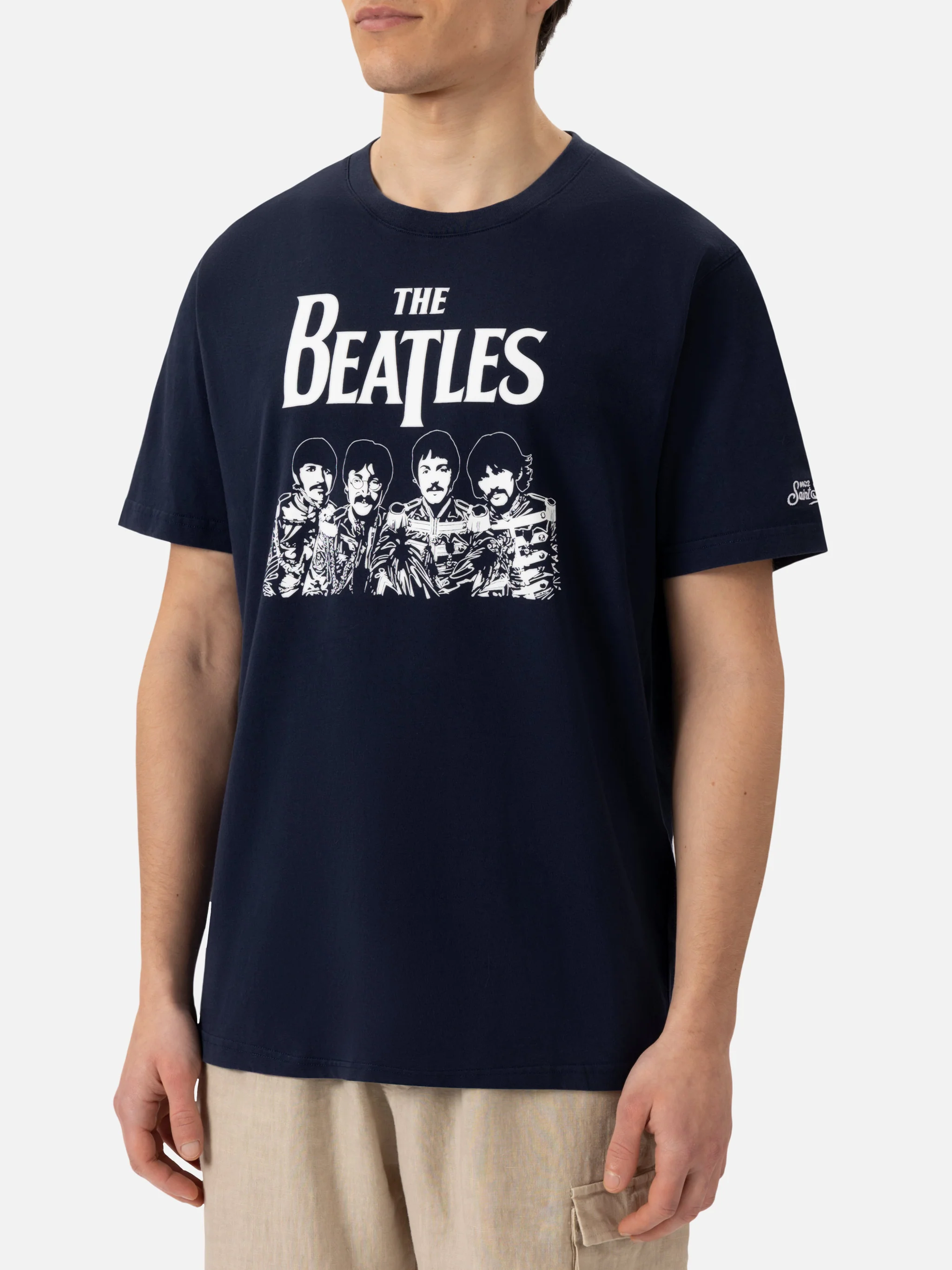 T-shirt voor mannen van katoen met print van de Beatles | THE BEATLES SPECIAL