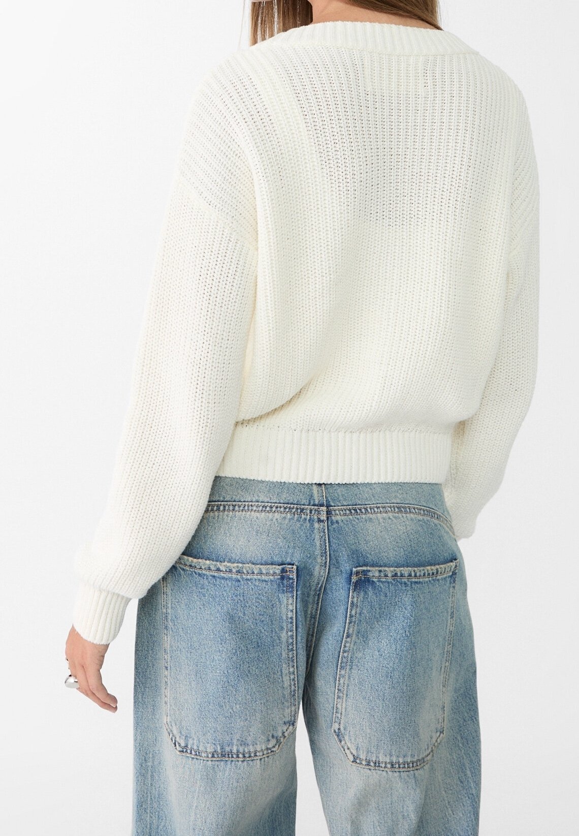 Stradivarius Cardigan - offwhite