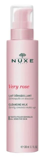 NUXE Nuxe Very Rose Reinigingsmelk 200 ml Reinigingsmelk voor gezicht en ogen