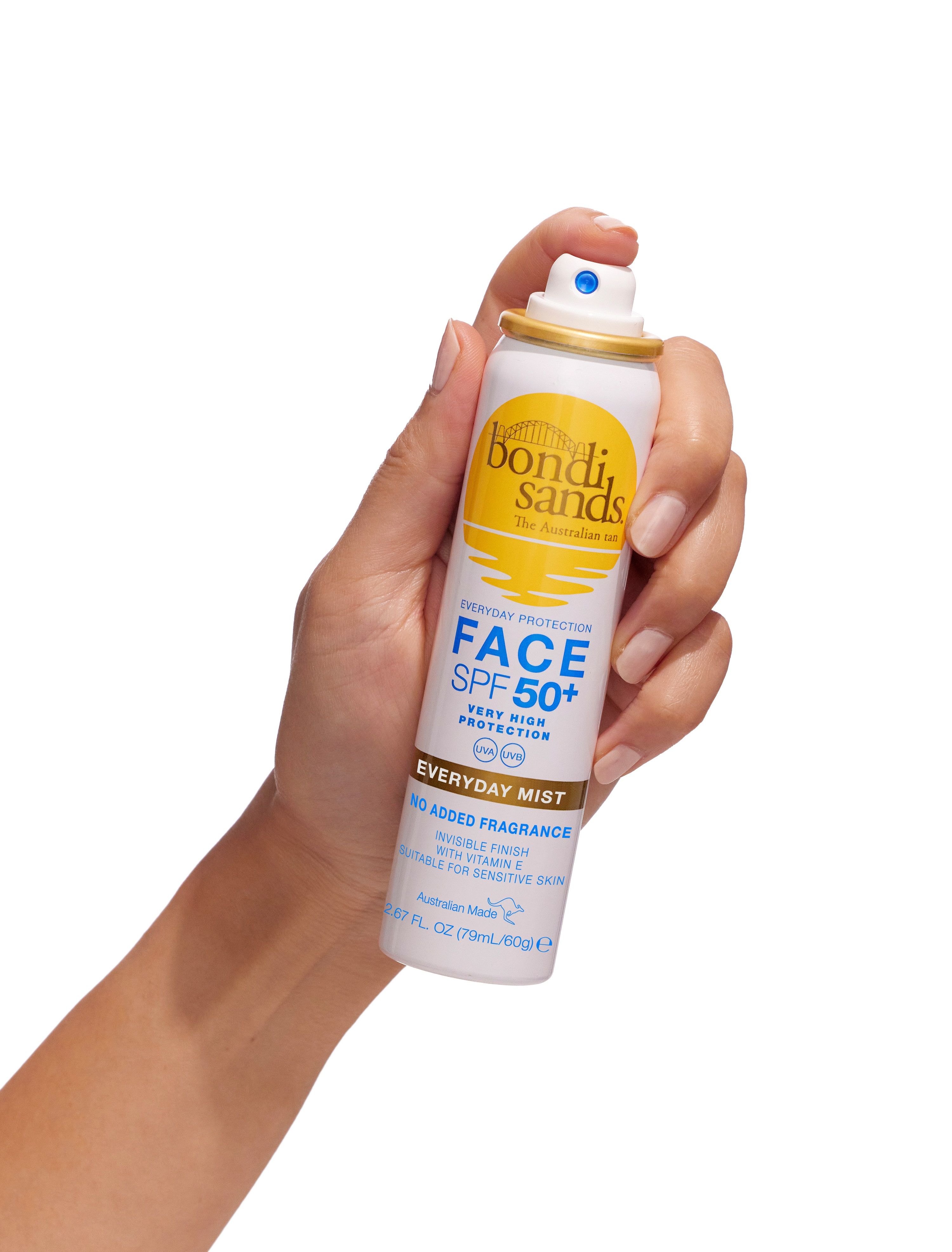 Zaštitna krema za sunčanje bez mirisa SPF 50 Zaštita lica