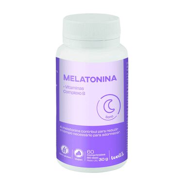 Wells Melatonin søvntilskudd 60 tabletter