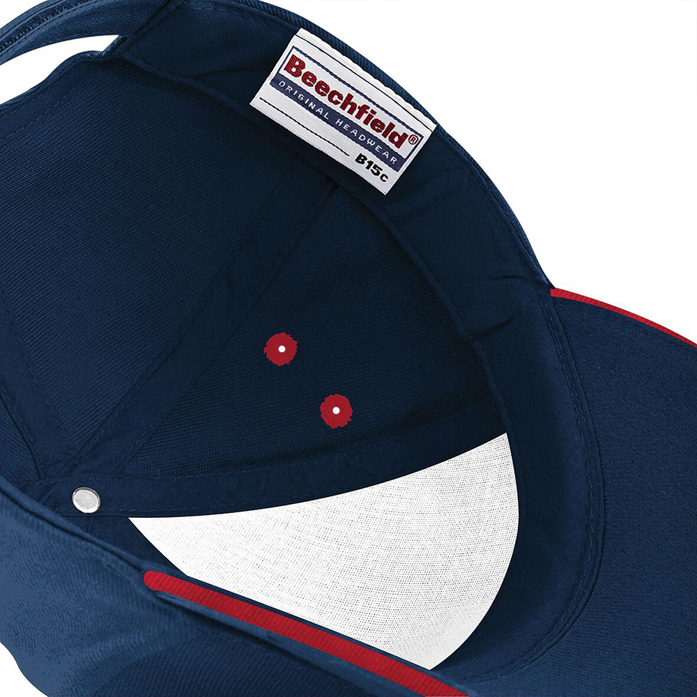  Gorra/visera Deportiva Beechfield Ultimate Sandwich 100% Algodón.