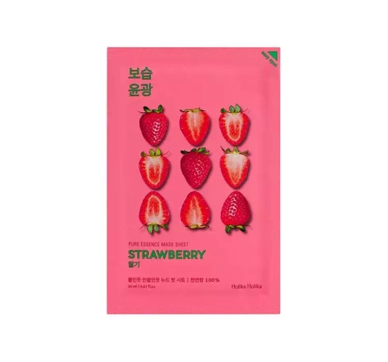 Holika Holika Pure Essence Strawberry maseczka do twarzy