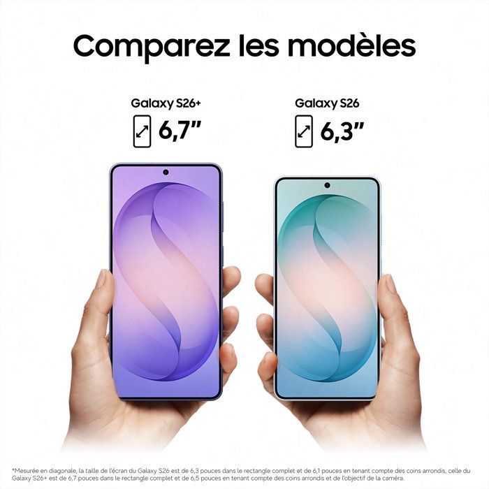 Samsung Galaxy S26 AI Smartphone 512 Go Bleu