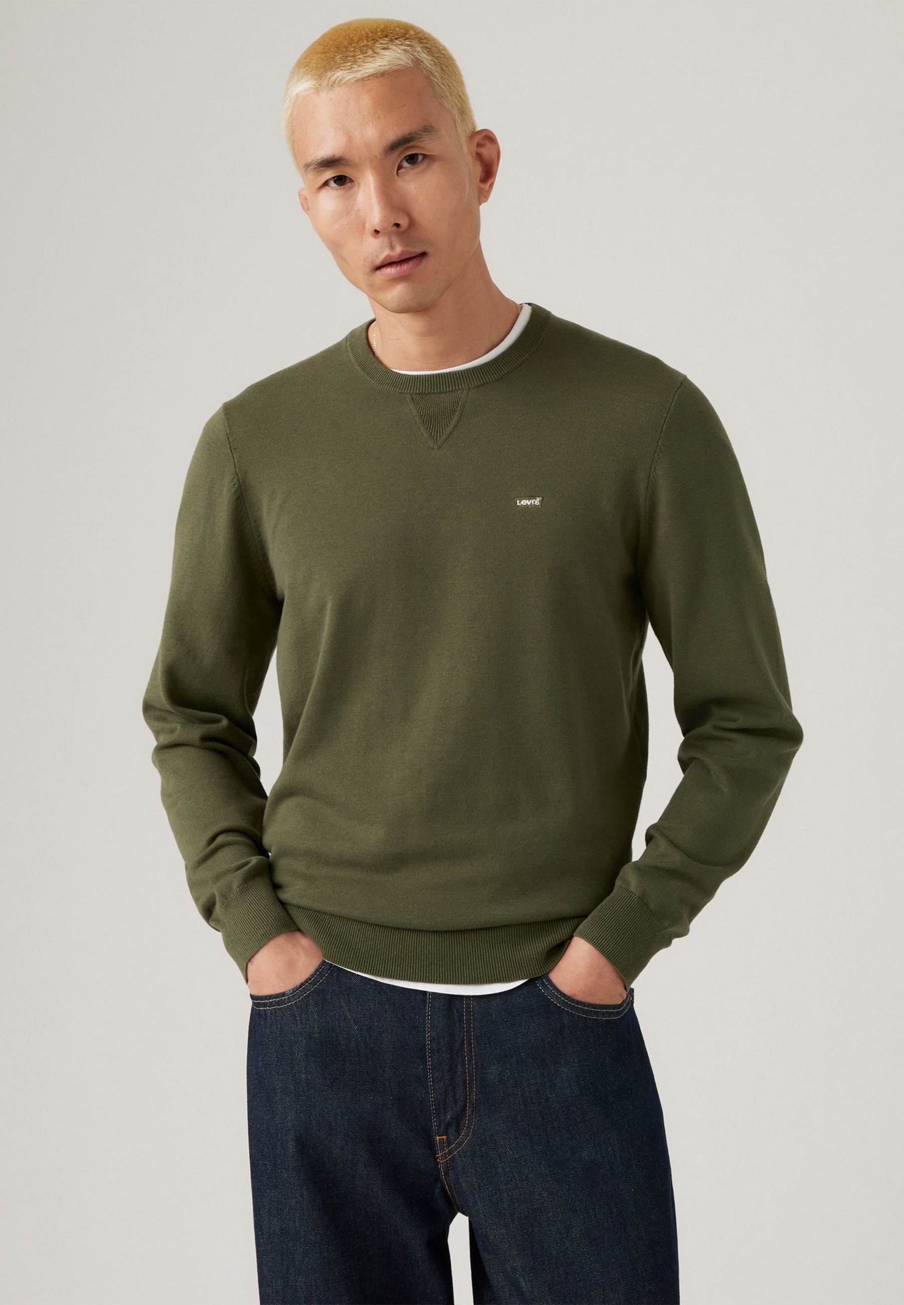 Levi's® trui - olijfgroen